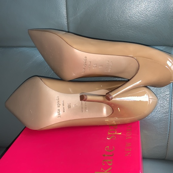 NWT Kate Spade New York® Canel New York Licorice Patent Pointed-toe Pumps - Picture 8 of 12